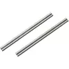 Wolfcraft 2 Wendemesser für Hobel 82 mm HSS, 2er-Pack (4113000)