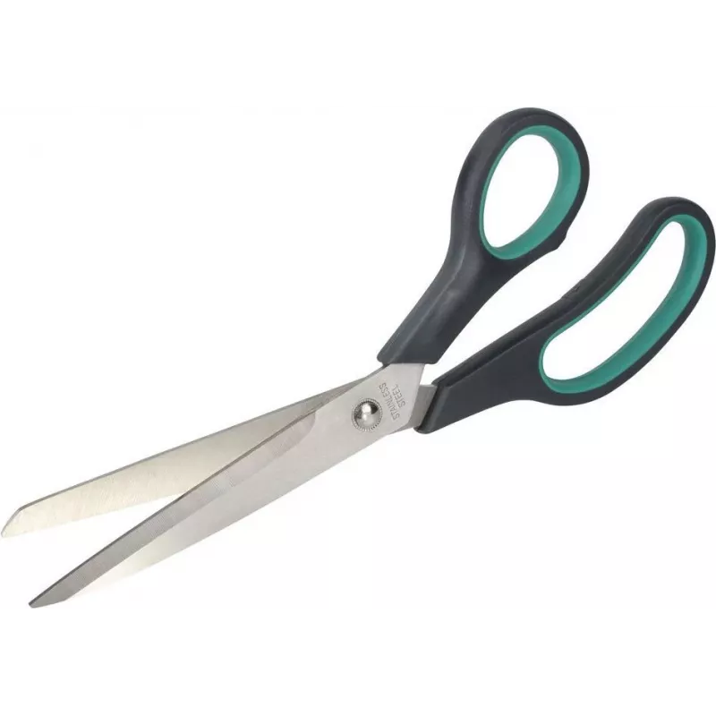 Wolfcraft 4117000 Haushaltsschere 250 mm Schwarz-Grün