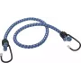 Wolfcraft 3293000 Expander Gummiseil 0,5 m x 6 mm, 2 Haken, Schwarz