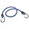 Wolfcraft 3293000 Expander Gummiseil 0,5 m x 6 mm, 2 Haken, Schwarz