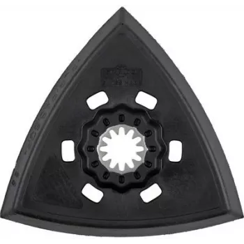Wolfcraft 4247000 Delta-Schleifplatte, 93 mm, Klettverschluss, 1 Stück