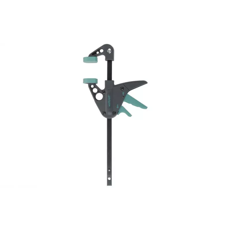 Wolfcraft EHZ Mini Einhandzwinge 3455100, 110 mm Spannweite, 40 mm Ausladung