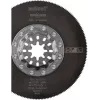Wolfcraft 4244000 Segment-Sägeblatt 85 mm HSS für oszillierende Multifunktionswerkzeuge, 1 Stück