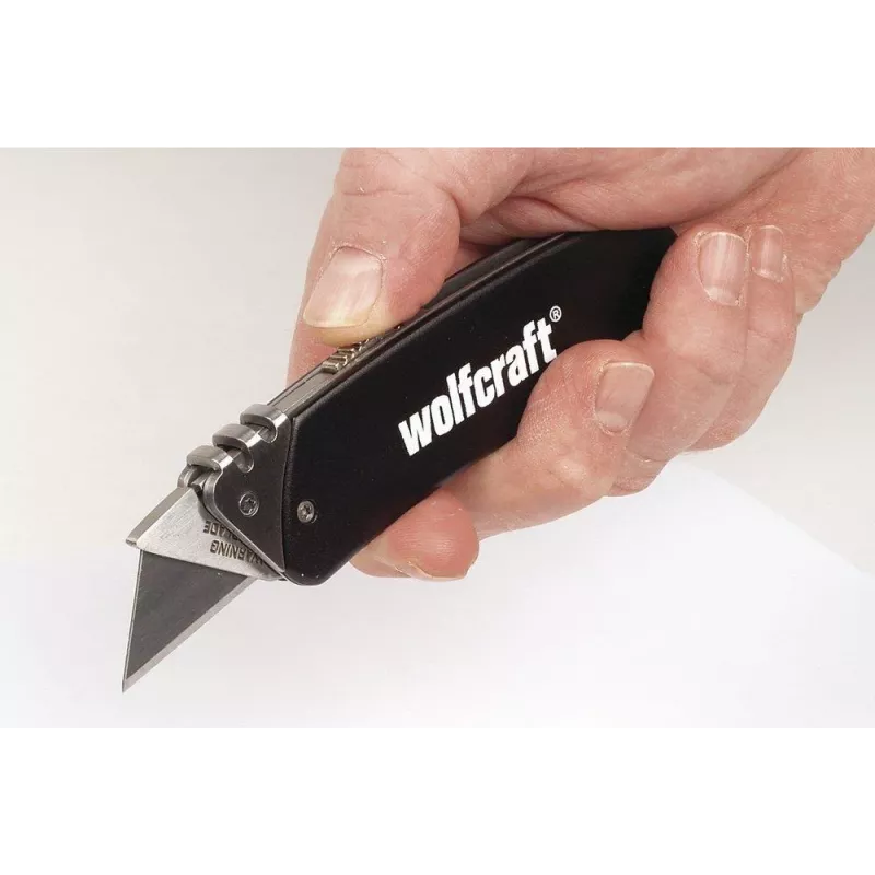 wolfcraft 4124000 Aluminium Freizeitmesser