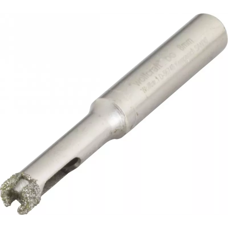 wolfcraft 5917000 Diamant-Bohrkrone 6 mm für Feinsteinzeug, glasierte Fliesen, Granit