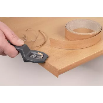 Wolfcraft 4300000 Kantentrimmer für Furnier und Laminat