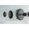 wolfcraft Verstellbare Lochsäge 45-130 mm mit HSS-Sägeblättern und Zentrierbohrer 5978000