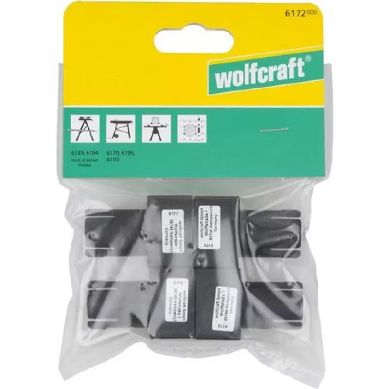 wolfcraft 6172000 Spannbacken-Set für Master Werkbänke