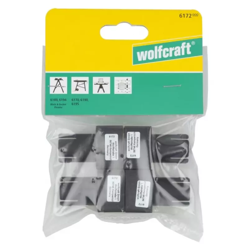 wolfcraft 6172000 Spannbacken-Set für Master Werkbänke