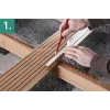 Wolfcraft 6960000 Terrassenbohrer-Set | 6-teiliges HSS-Senker- & Pilotbohrer-Set für Holz, WPC, BPC