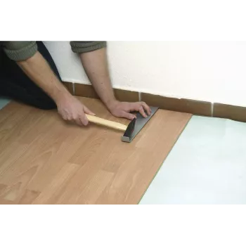 Wolfcraft Zugeisen 6927000 Boden-Zugeisen für Laminat, Parkett und Vinyl