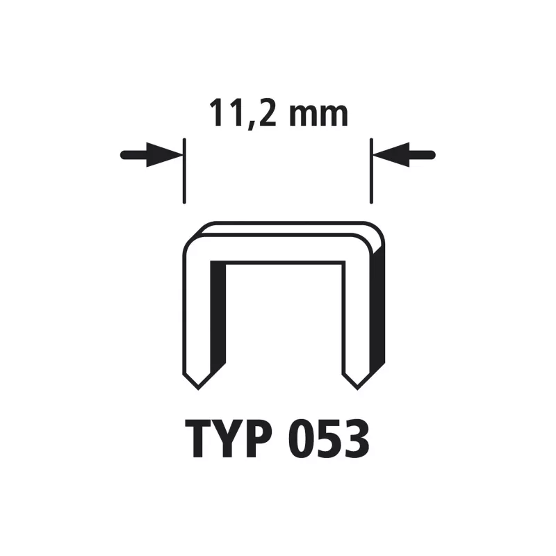 Wolfcraft tacocraft Handtacker Typ 53 Klammern 4-10 mm (7090000)