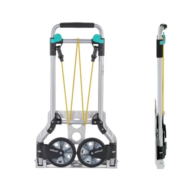 wolfcraft TS 600 Aluminium-Sackkarre, 70 kg, Schwarz 5505000