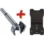 Wolfcraft 8728000 Forstnerbohrer 35 mm Durchmesser, 90 mm Länge, zylindrischer Schaft, 1 Stück