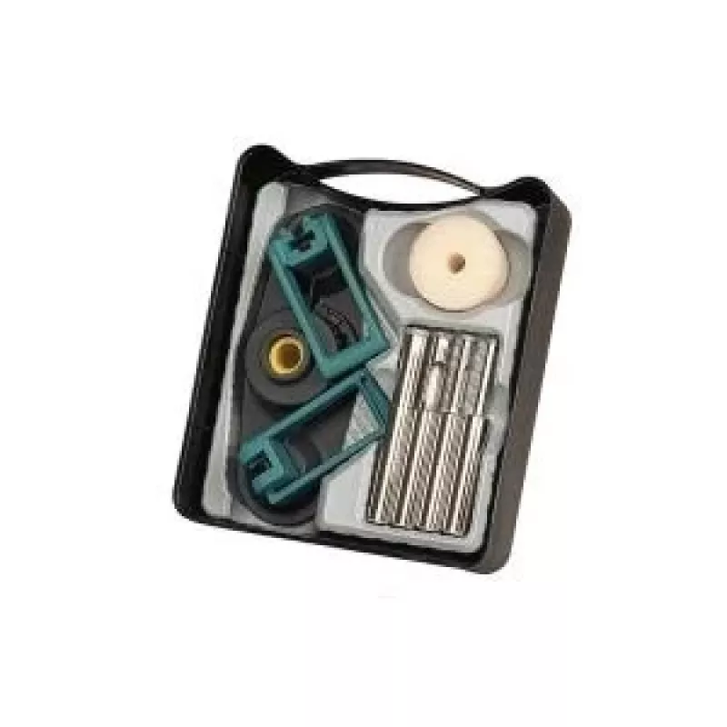 Wolfcraft 8771000 Fliesenbohrer-Set, 4-teilig, zylindrischer Schaft