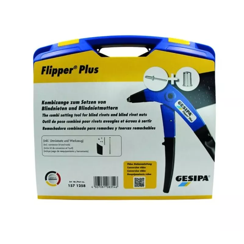 Gesipa 1571258 Manuelles Blindnietmuttern-Setzgerät, 217 mm, M3-M6