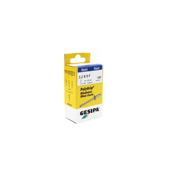 GESIPA PolyGrip® Blindniet 3,2 x 8 mm Stahl/Stahl, 100 Stück 1464887