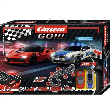 Carrera GO!!! High Speed Pursuit elektrisches Slotcar-Rennset