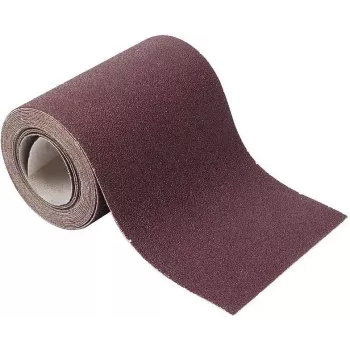 Wolfcraft 1739000 Klett-Schleifpapierrolle, Körnung 60, 115 mm x 4 m