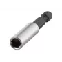 Wolfcraft 2426000 Magnetischer Bithalter, 60 mm, 1/4 inch Sechskantschaft