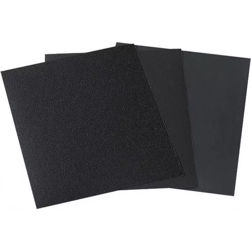Wolfcraft 3119000 Schleifpapierblätter-Sortiment P280 P400 P600 P1000, 280 x 230 mm, 4 Stück