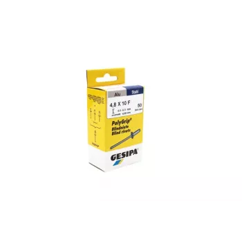 GESIPA PolyGrip® Blindniet 4,8 x 10,0 mm Aluminium/Stahl, 50 Stück 1433850