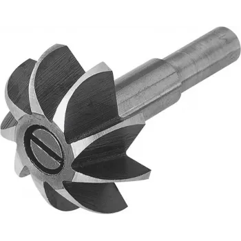 Wolfcraft 3267000 Hohlkehlfräser, 8 mm Schaft, 25 mm Durchmesser