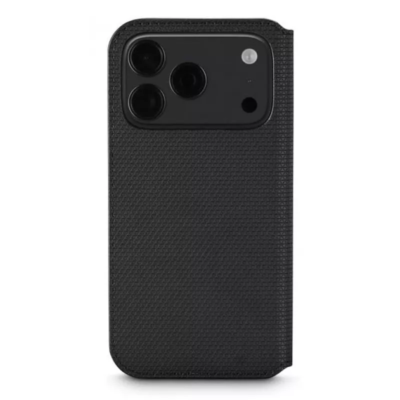 Black Rock Booklet Slim Folio Hülle für Apple iPhone 17 Pro, Schwarz 00080398