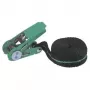 Wolfcraft 3418000 Einteiliger Zurrgurt mit Ratsche, 4 m x 25 mm, LC 90 daN