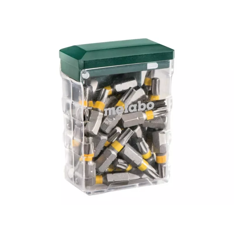 Metabo 626712000 25-teilige TX20 Security Torx Bit-Box mit magnetischem Bithalter