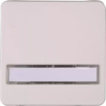 Kopp HK02 Wippabdeckung mit Linse, Schlüsselsymbol, Arktisweiß 330513005