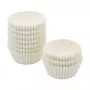 FACKELMANN 21615 Muffin- & Cupcake-Förmchen, fettdichtes Backpapier, weiß, 5,0 cm Durchmesser, 250 Stück