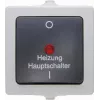 Kopp 565356002 Thermoplast Schwarz-Grau Wechselschalter, Unterputz, 10 A, 250 V AC
