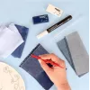 FIMO SOFT Jeans-Effekt Modellierton-Set, ofenhärtend, 4 x 25 g (Weiß, Hellblau, Dunkelblau, Grau) 8025 HTC2