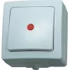 HEINRICH KOPP Paris 2-Wege-Wippschalter, Unterputz, 250 V AC, 10 A, Polarweiß 566302004