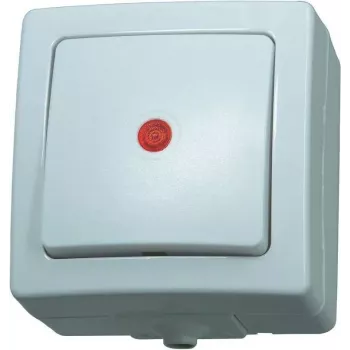 HEINRICH KOPP Paris 2-Wege-Wippschalter, Unterputz, 250 V AC, 10 A, Polarweiß 566302004