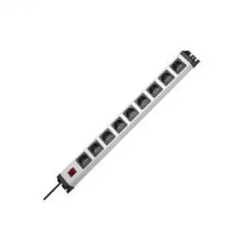 Kopp POWERversal 9-fach Steckdosenleiste mit 1,4m Kabel, Weiß 227020018