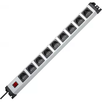 Kopp POWERversal 9-fach Steckdosenleiste mit 1,4m Kabel, Weiß 227020018