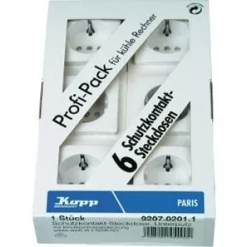 HEINRICH KOPP Paris Schuko Steckdoseneinsatz Reinweiß 920702011