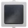 Heinrich Kopp 565756004 Wechselschalter-Einsatz, Schwarz-Grau, Unterputz, 10A 250V