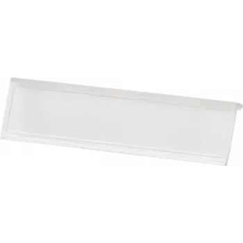 HEINRICH KOPP 491510008 Beschriftungsfeld für Abdeckrahmen, Polarweiß, 1-Modul, 50 x 10 mm Beschriftungsfläche, zum Einklipsen