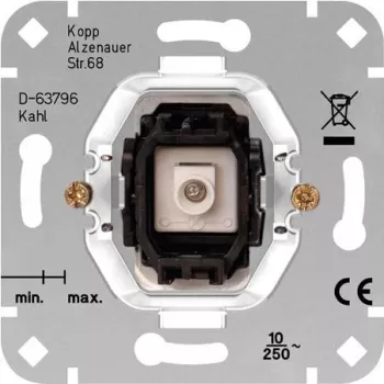 Kopp Taster-Einsatz HK05/HK07 Aluminium 504700000