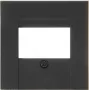 Kopp HK07 TAE-Abdeckung, Mattschwarz, 1-fach 373150009