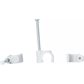 HEINRICH KOPP Kabelclip mit Nagel, Bündel Ø 4-7 mm, Grau, 50 Stück 342604087