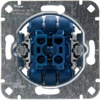 HEINRICH KOPP 507300001 Unterputz-Wechselschalter/Wechselschalter-Einsatz, 250V, 10AX, Aluminium