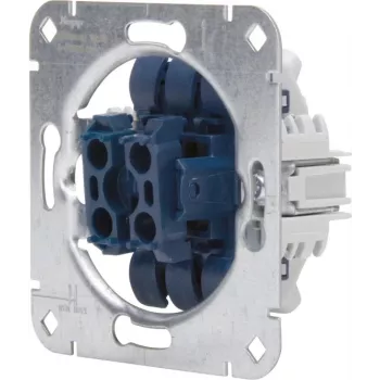HEINRICH KOPP 507300001 Unterputz-Wechselschalter/Wechselschalter-Einsatz, 250V, 10AX, Aluminium