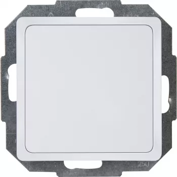 Kopp HK05 Blindabdeckung mit Klemmkrallen, Arktisweiß, 1 Modul 334302005