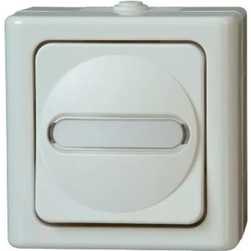 HEINRICH KOPP Universalschalter BLUE ELECTRIC arktis Aufputz Feuchtraum 10A, 250V (560602007)