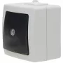 Kopp 566356003 Lichtschalter, Thermoplast, Schwarz-Grau
