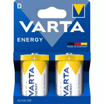 Varta Longlife Power Alkaline D Batterie LR20 1,5V Blisterpackung mit 2 Stück 04120229422